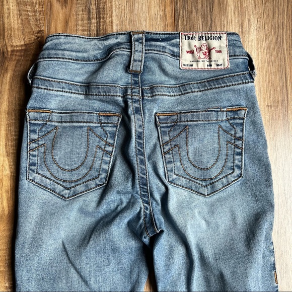 💯 True Religion Jennie CURVY High-Rise Skinny size 24 - Picture 4 of 13